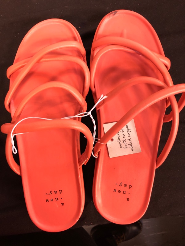 Photo 1 of a new day orange sandals 7.5