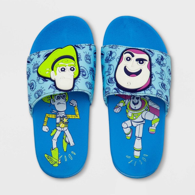 Photo 1 of Boys' Disney Toy Story Swim Slide Sandals - - Disney Store
7/8