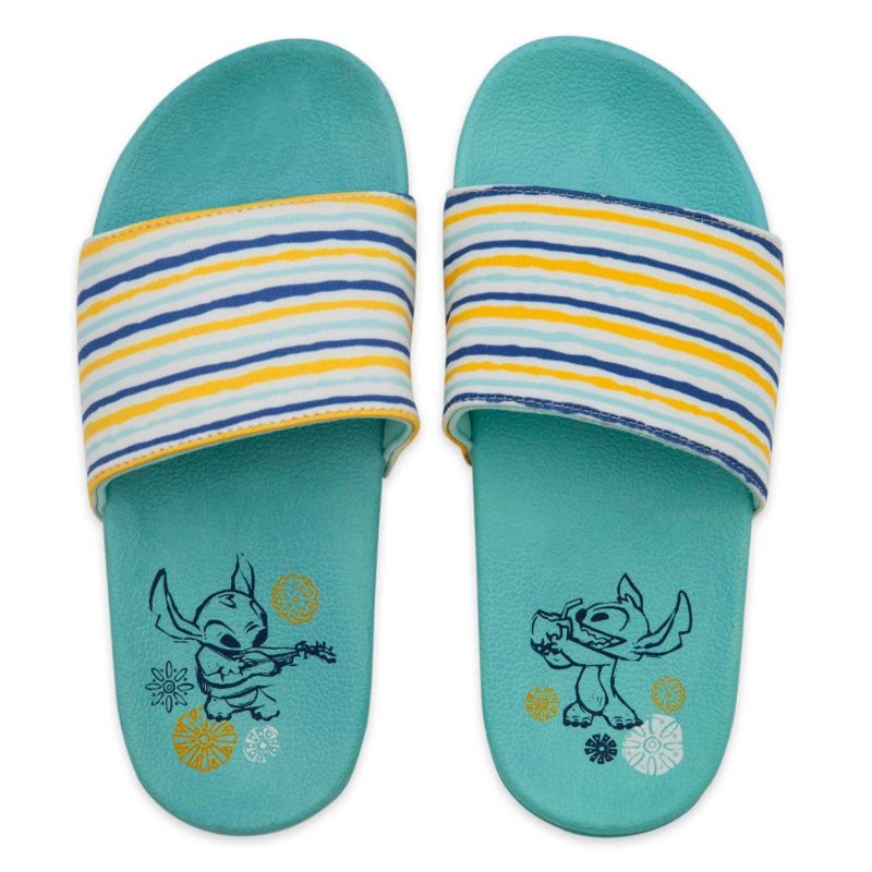 Photo 1 of Girls' Disney Lilo & Stitch Slide Sandals - 9-10 - Disney Store, One Color
