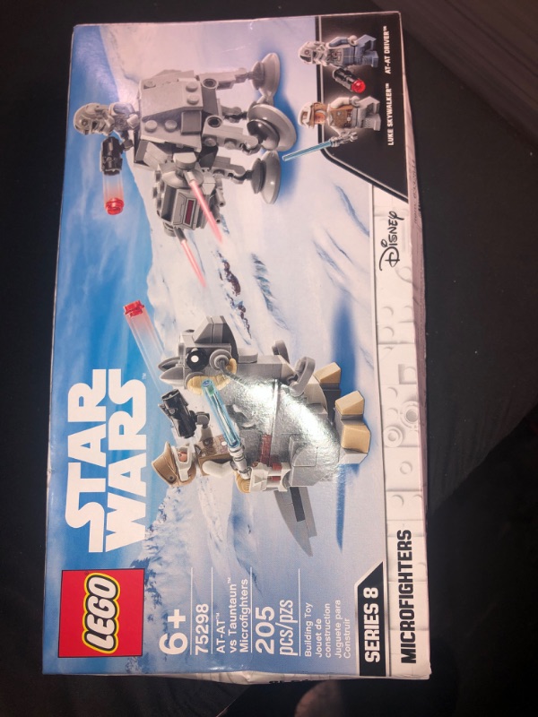 Photo 3 of LEGO Star Wars at-at vs. Tauntaun Microfighters 75298 Building Kit; Awesome Buildable Toy Playset for Kids Featuring Luke Skywalker and at-at Driver Minifigures, New 2021 (205 Pieces)