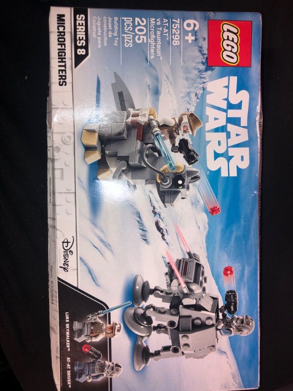 Photo 2 of LEGO Star Wars at-at vs. Tauntaun Microfighters 75298 Building Kit; Awesome Buildable Toy Playset for Kids Featuring Luke Skywalker and at-at Driver Minifigures, New 2021 (205 Pieces)