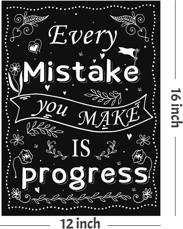 Photo 2 of 24 Motivational Posters for Classroom Decor, Growth Mindset Poster Bulletin Board Decorations