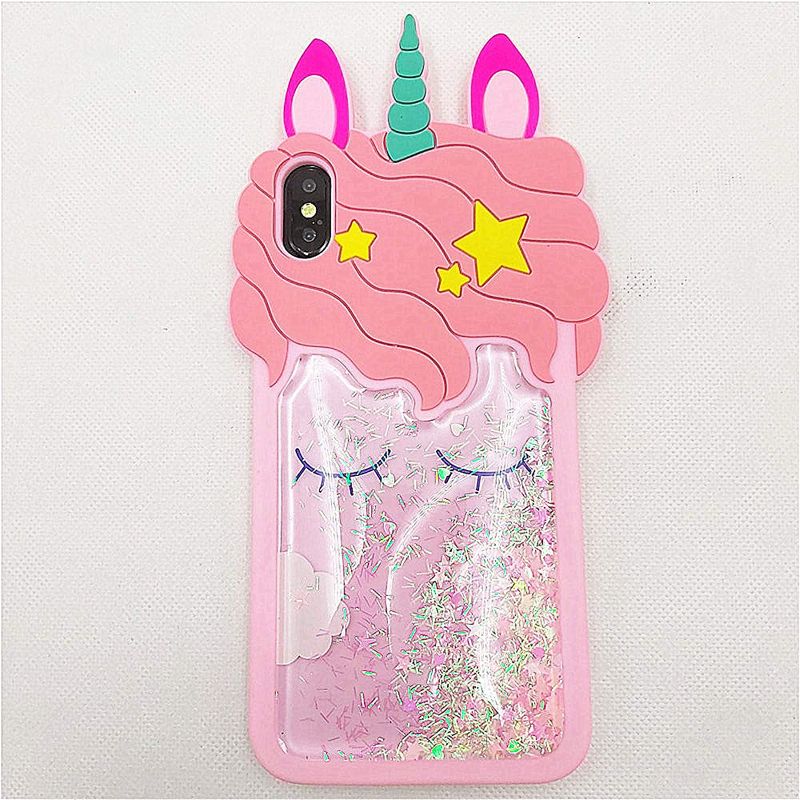 Photo 2 of for iPhone 11 Pro Max Case Cute Quicksand Unicorn Bling Glitter Case 3D Cartoon Soft Silicone Rubber Cover Women Teen Girls Kids Phone Cases Protector for iPhone 11 Pro Max (iPhone 11 Pro Max-6.5")
