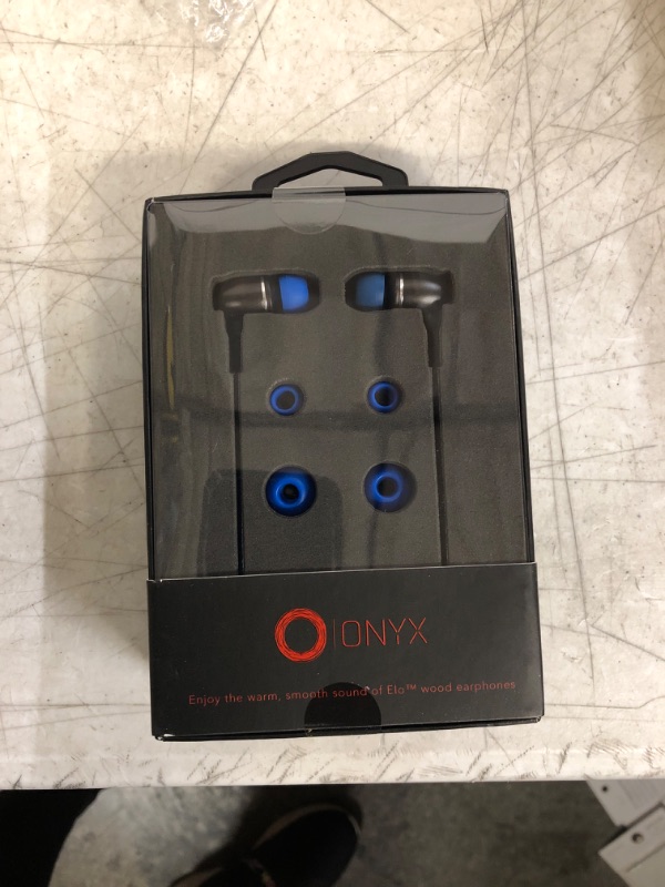 Photo 2 of Onyx Noise Cancelling in-Ear Wired Headphones with Mic, 3.5mm Plug Compatible with iPhones, iPads, Android Phones, Computers & Laptops