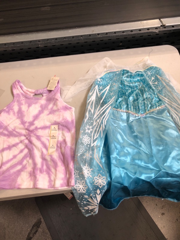 Photo 3 of Girl' Tie-Back Tie-Dye Tank Top - Cat & Jack™
Disney Frozen Classic Elsa Dress

SIZE S/4/6