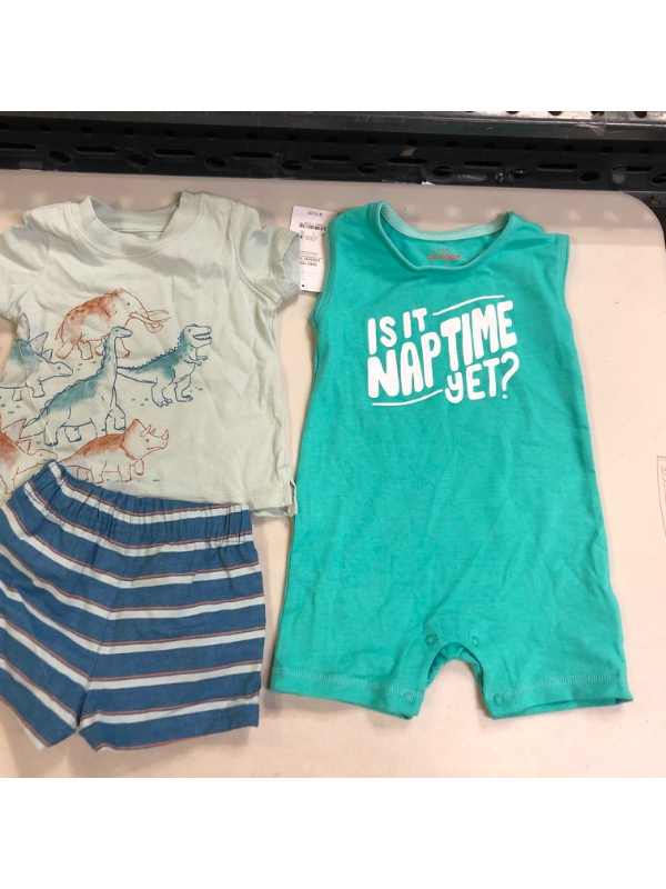 Photo 1 of cat & jack 3-6m onesie including 3m dinosaur shirt with shorts