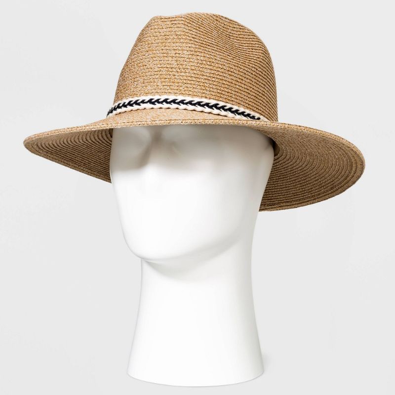 Photo 1 of 
Wide Brim Panama with Woven Band - Goodfellow & Co