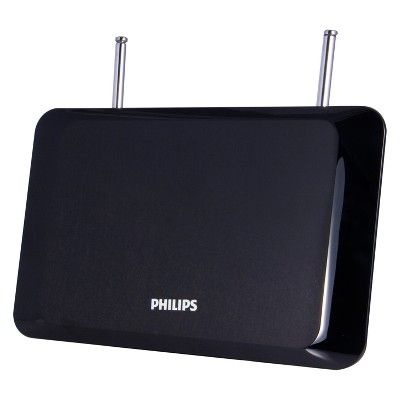 Photo 1 of Philips Flat Panel HD Passive Antenna - Black
