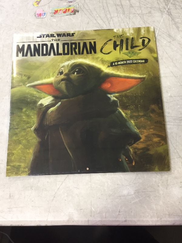 Photo 2 of 2022 Star Wars: The Mandalorian - The Child Wall Calendar