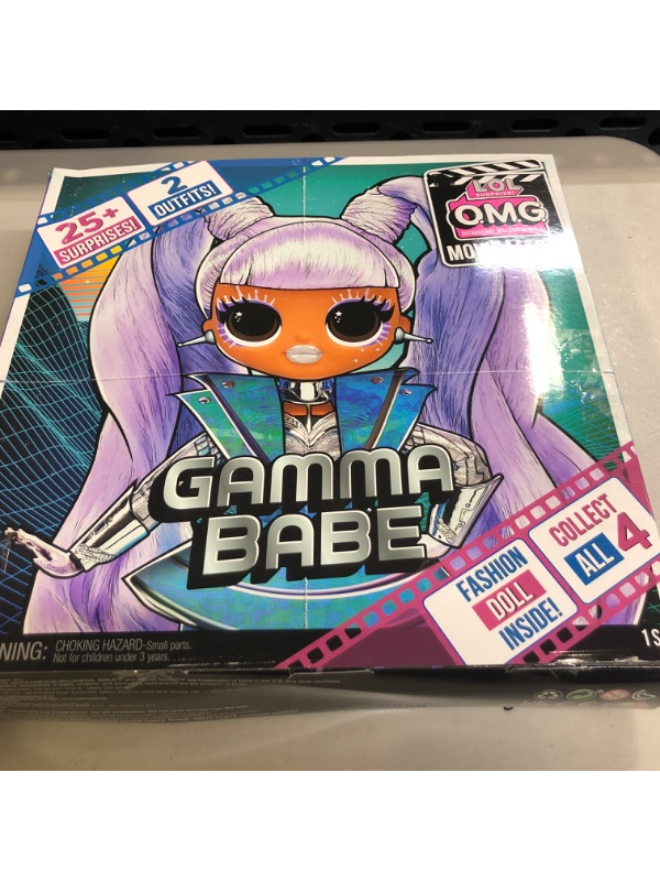 Photo 2 of L.O.L. Surprise! O.M.G Movie Magic Gamma Babe Fashion Doll (MAJOR DAMAGES TO BOX BUT ITEM BRAND NEW)