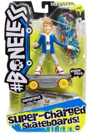 Photo 1 of #Boneless Super-Charged Mini Toy Stunt Skateboard with Poseable Skater - Ryan

