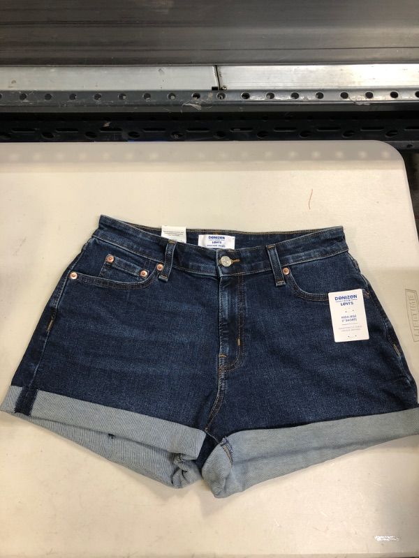 Photo 2 of DENIZEN® from Levi's® Women's High-Rise 3" Jean Shorts SIZE 8
