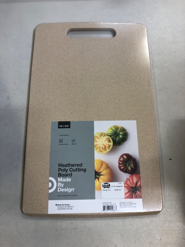 Photo 2 of 10"x16" Heathered Poly Cutting Board - Made By Design™

