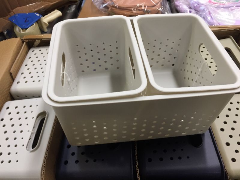 Photo 2 of 12PC SMALL STORAGE BINS 