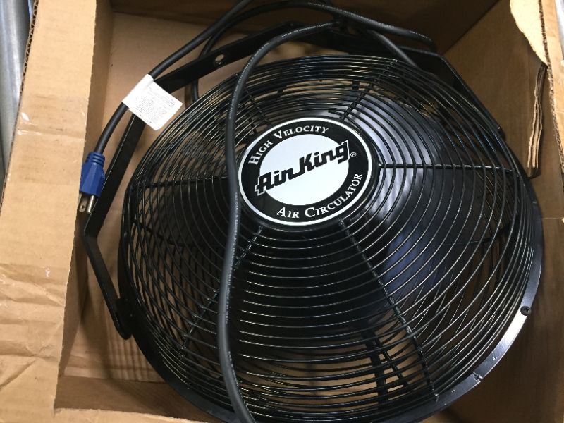 Photo 2 of air king 9314 14-inch industrial grade high velocity multi mount fan