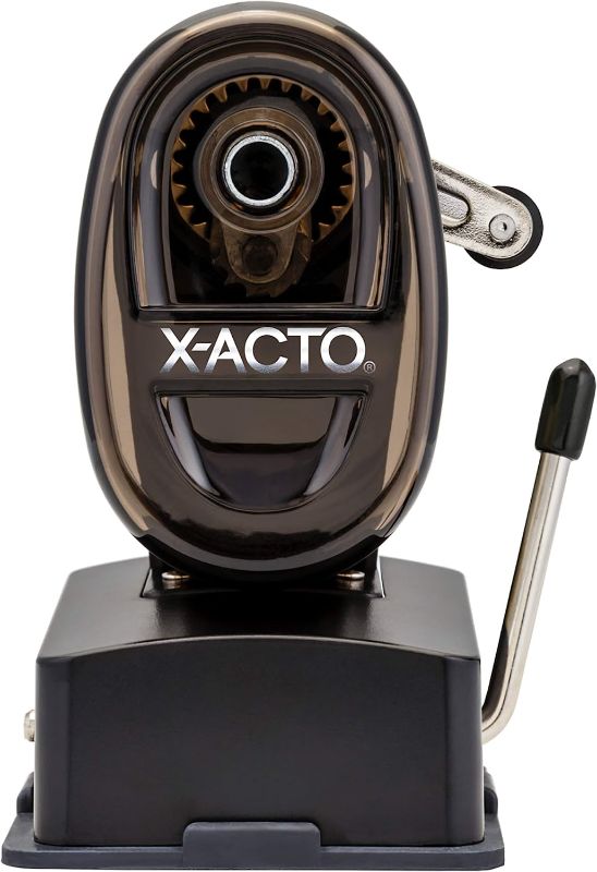 Photo 1 of 3 -------- X-acto Vacuum Mount Manual Pencil Sharpener BLACK
