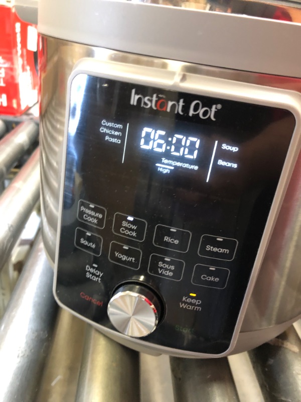 Photo 1 of Instant Pot Duo Plus, 6-Quart Whisper Quiet 9-in-1 Electric Pressure Cooker, Slow Cooker, Rice Cooker, Steamer, Sauté, Yogurt Maker, Warmer & Sterilize, Stainless Steel
