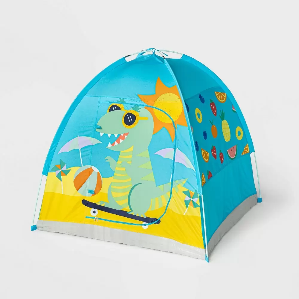 Photo 1 of Dino Placement Print Kids' Play Tent - Sun Squad	