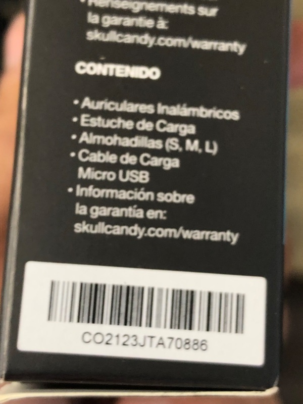 Photo 1 of Skullcandy Jib True Wireless in-Ear Earbuds - True Black
