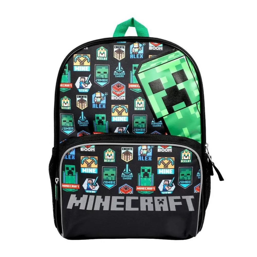 Photo 1 of  Minecraft Kids' 16" Backpack - Black