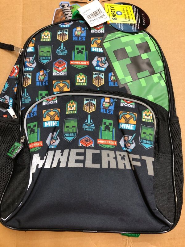 Photo 2 of  Minecraft Kids' 16" Backpack - Black