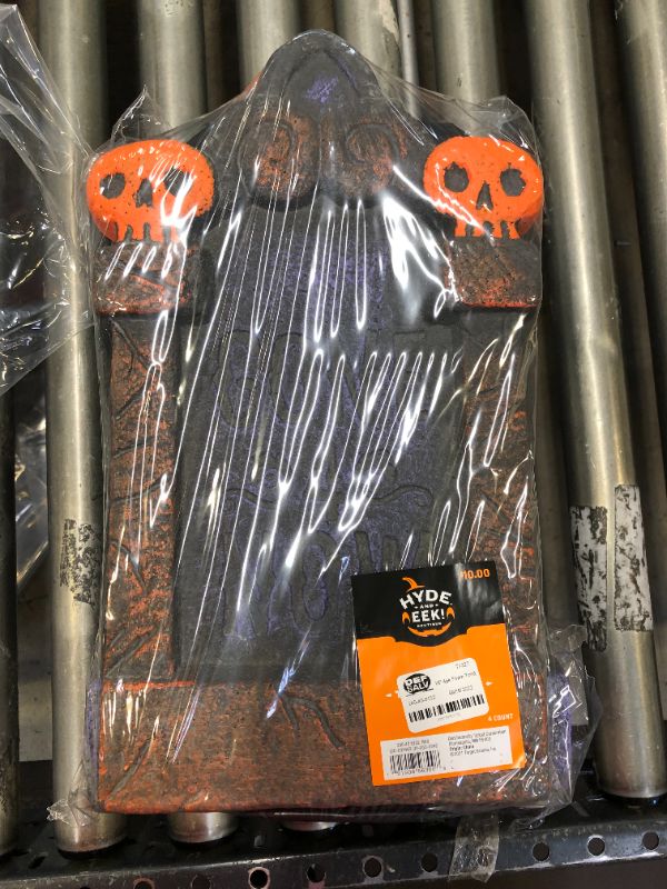 Photo 2 of 17 4pk Foam Tombstone Halloween Decorative Prop - Hyde  EEK! Boutique MINOR DAMAGE ON BOTTOM 