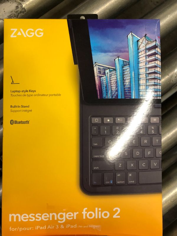 Photo 2 of ZAGG Messenger Folio 2 for 10.2" iPad, 10.5" iPad & iPad Air 3