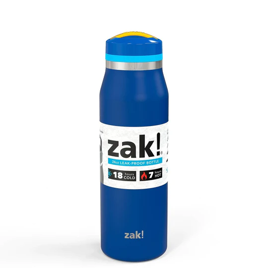 Photo 1 of 2 Zak! Designs 20oz Double Wall Stainless Steel Vacuum Insulated Tranquility Bottle - Blue
