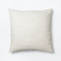 Photo 1 of Woven Diamond Jacquard Throw Pillow Cream - Threshold™ designed with Studio McGee

