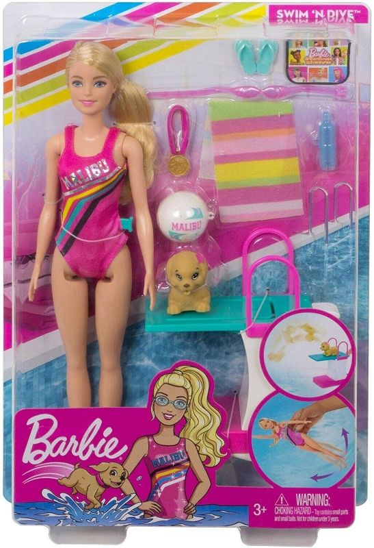 Photo 1 of Barbie Doll Swimmer GHK23
