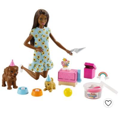 Photo 1 of Barbie Puppy Party Doll and Playset

