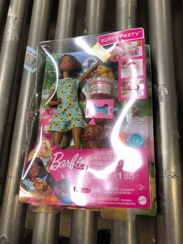 Photo 1 of Barbie Puppy Party Doll and Playset

