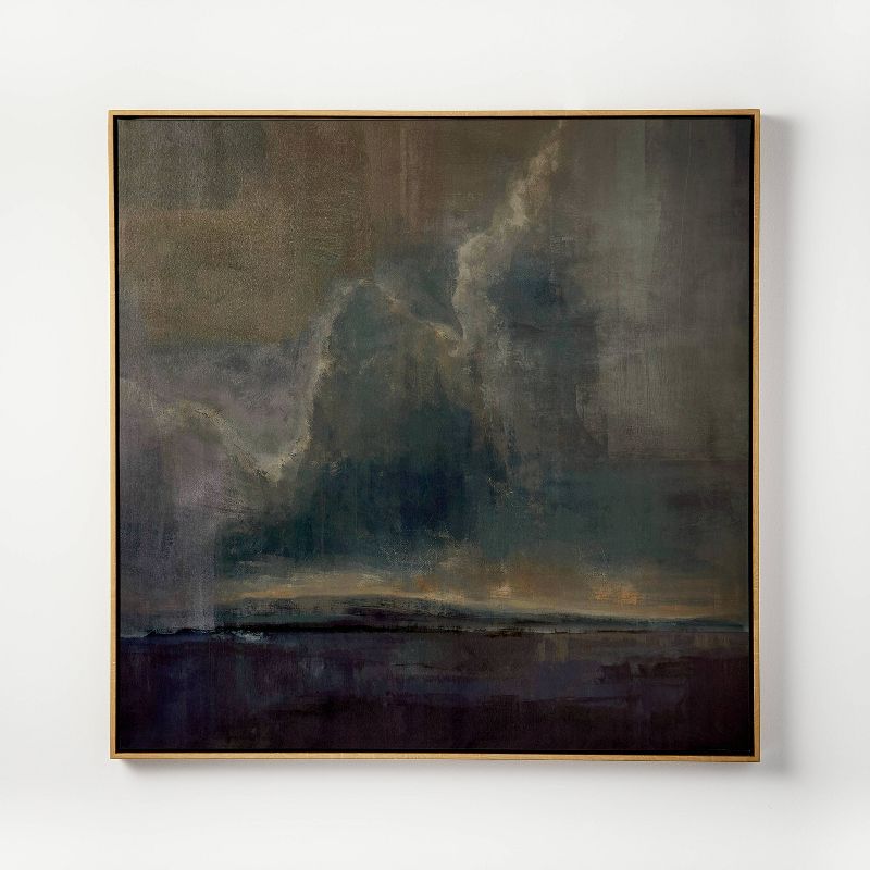 Photo 1 of 36" x 36" Moody Landscape Framed Wall Art - Threshold™ designed with Studio McGee

