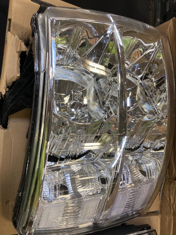 Photo 4 of **UNKNOWN VEHICLE LIGHT GOES TO** Headlights Front Head Lamps Direct Replacement Pair Left + Right Completed Set
