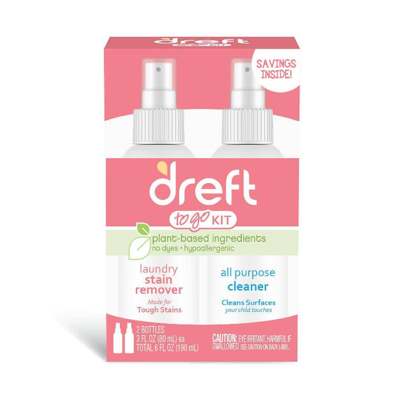 Photo 1 of Dreft Stain Remover and Multipurpose Cleaner - 2pk/6 fl oz 2 piece 

