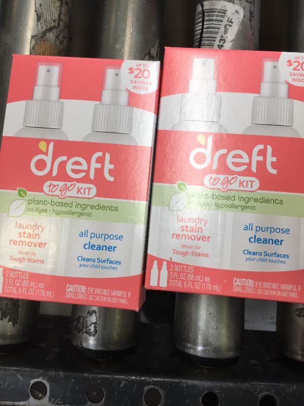 Photo 2 of Dreft Stain Remover and Multipurpose Cleaner - 2pk/6 fl oz 2 piece 

