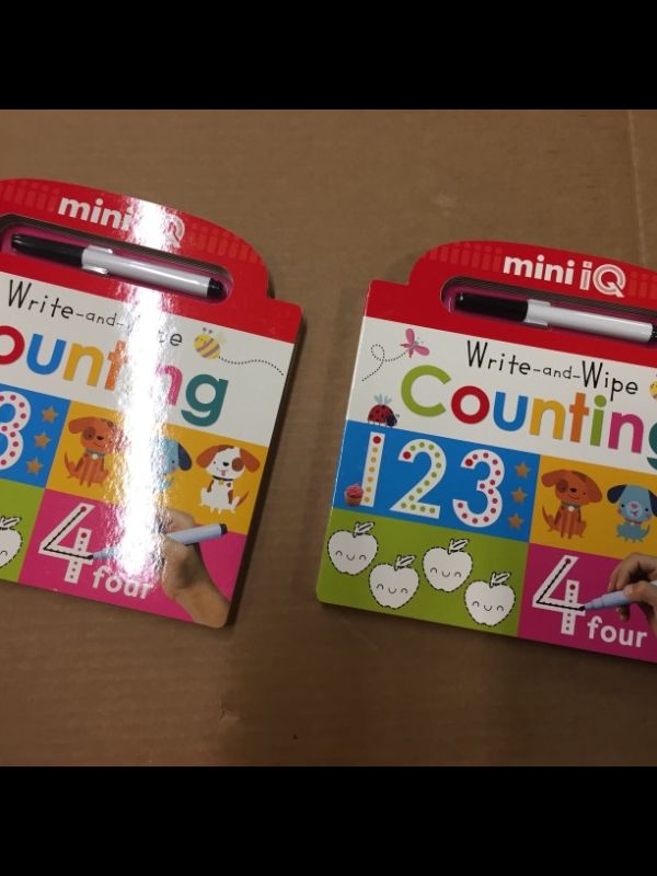 Photo 2 of 2 Write and Wipe Counting (Vol 3) (Hardcover) (Scholastic Inc.)
