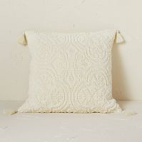 Photo 1 of Arabesque Pattern Textured Square Throw Pillow - Opalhouse™ designed with Jungalow™

