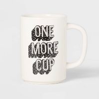 Photo 1 of 16oz Stoneware One More Cup Mug - Room Essentials™ (pack of 5 color and design may vary)

