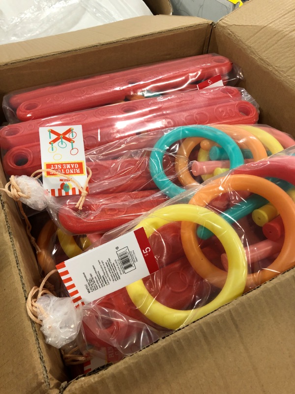 Photo 1 of box of ring toss game sets for kids