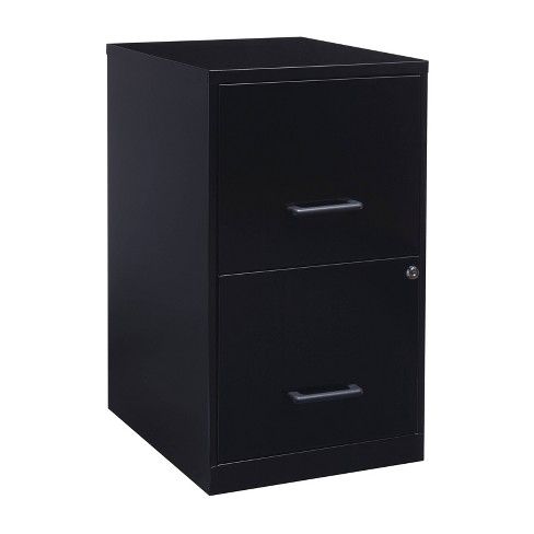 Photo 1 of HIRSH Vertical 2-Drawer Metal Filing Cabinet - Black


