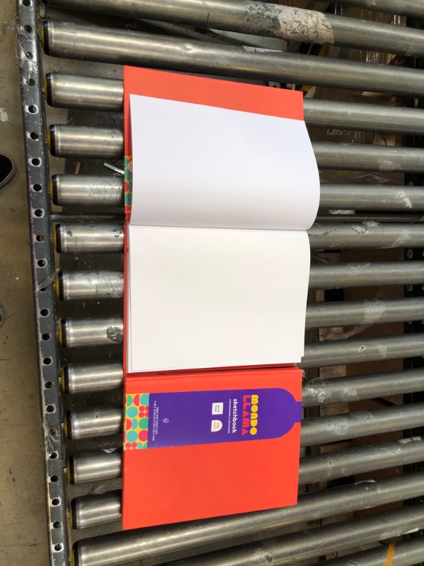 Photo 1 of 2 ------ 9"x12" Blank Hardcover Sketchbook Red - Mondo Llama
