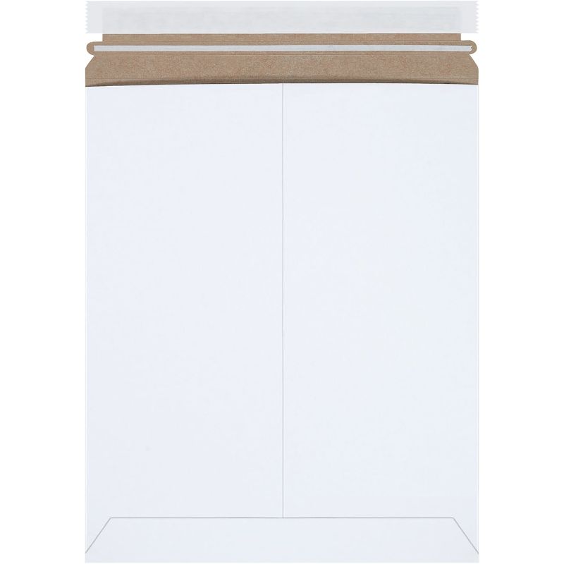 Photo 1 of BOX USA Self-Seal Stay Flat Mailer, Stayflats® Brand, White, 11" x 13 1/2" (Pack of 100)
