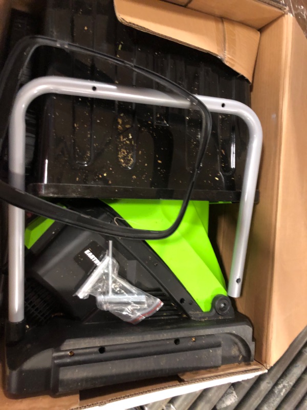 Photo 1 of 120 Volts, 60Hz, 15 Amp, 1800 Watts Corded Chipper Shredder - Gray - Earthwise