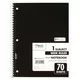 Photo 1 of  box of Spiral Notebooks College Ruled 70 Sheets Each 1-subject 8" X 10 1/2"