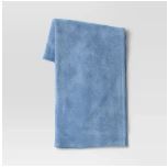 Photo 1 of 2 ------ Solid Plush Throw Blanket Blue - Room Essentials
