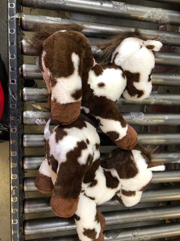 Photo 2 of 2 ------- Animal Adventure Cuddle Colts Pinto Stuffed Animal ------ NEEDS CLEANING
