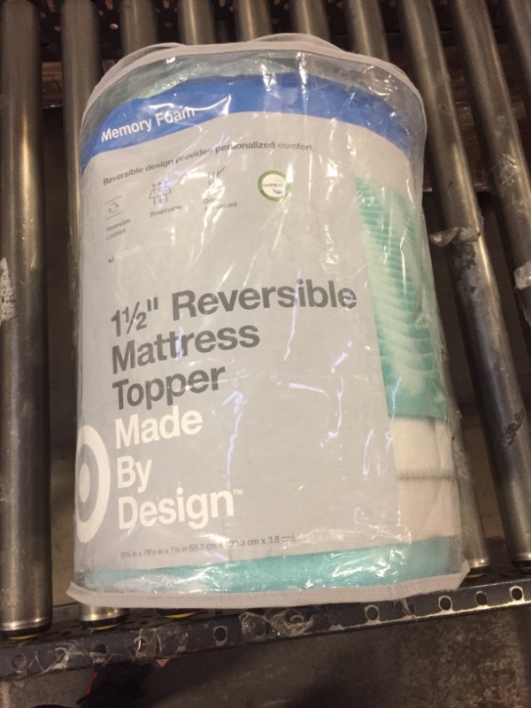 Photo 2 of 1.5" Reversible Wave Memory Foam Mattress Topper - Made By Design™
TWIN XL

