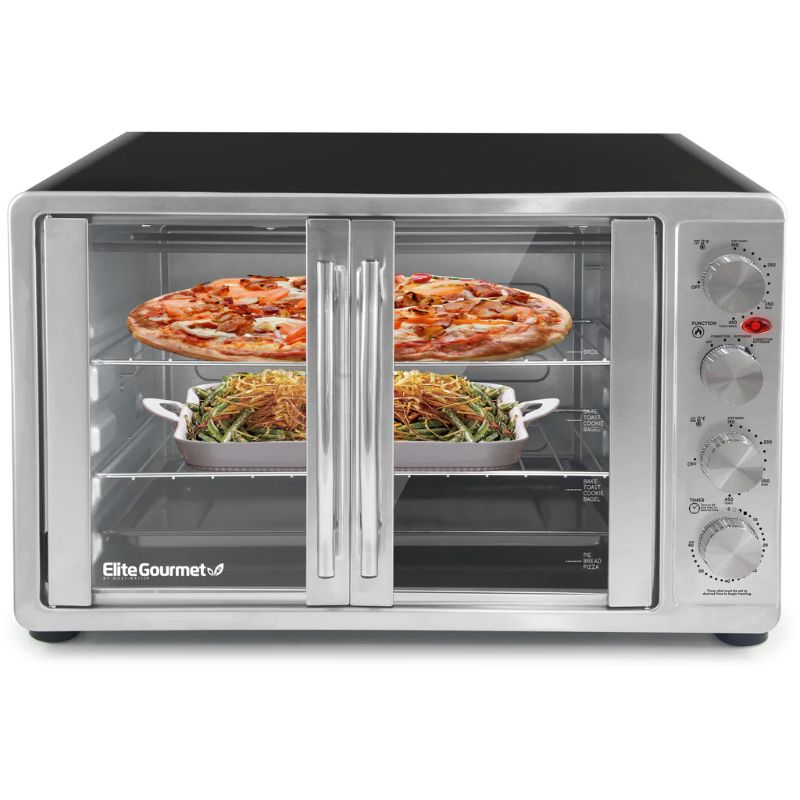 Photo 1 of 45L French Door Convection Toaster Oven Rotisserie

