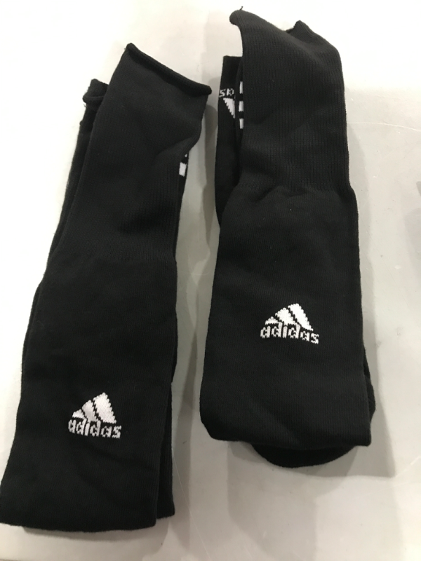 Photo 2 of adidas unisex Rivalry Soccer (2-pair) OTC Sock Team Medium Black/White